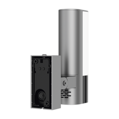Cámara IP 4 Megapíxel / Wi-Fi / Lampara Integrada / Audio de dos vías / Imágen Nocturna a Color / Detección Humana / Audios Personalizables / Almacena en Memoria Interna / Uso Exterior con Protección