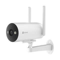 Cámara Bala / 4G / Resolución 3 Megapixel (2K) / Visión Nocturna en Color / AI Detección de Humanos y Vehículos / Defensa Activa con Sirena y Luz Estroboscópica / IP67