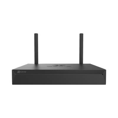 NVR Inalámbrico 8 canales / Admite Cámaras hasta 5 Megapixel (3K) / Salidas HDMI y VGA  / Tecnología H.265 / Almacenamiento Expandible hasta 8TB