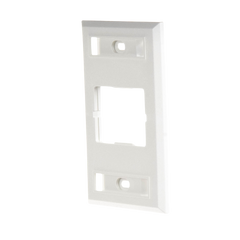 Placa de Pared CT, Para un Acoplador, Color Blanco