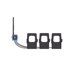 Medidor de corriente LoRaWAN para tres fases hasta 500 ampers