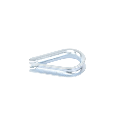 Cuello/ Guardacabo/ Rozadera para Cable de 1/4" de Acero Galv. por Inmersión.