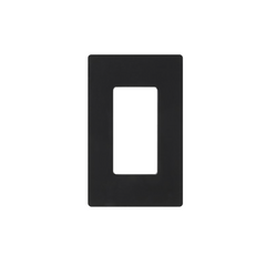 Tapa Color Negro para interruptor o dimmer Lutron, 1 gang, limpio y moderno