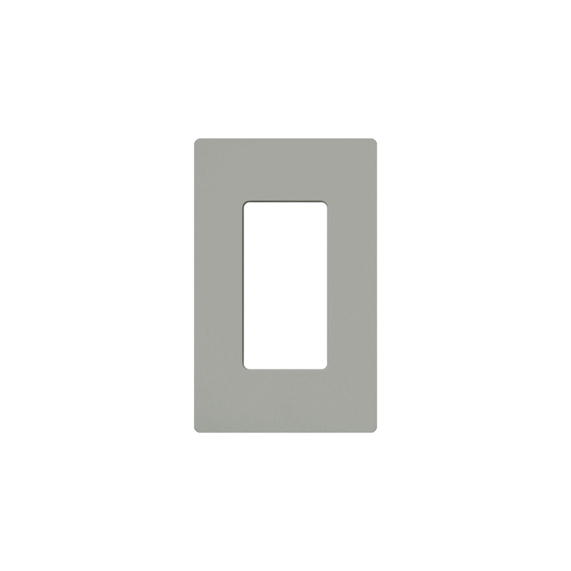 Tapa Color Gris para interruptor o dimmer Lutron, 1 gang, limpio y moderno