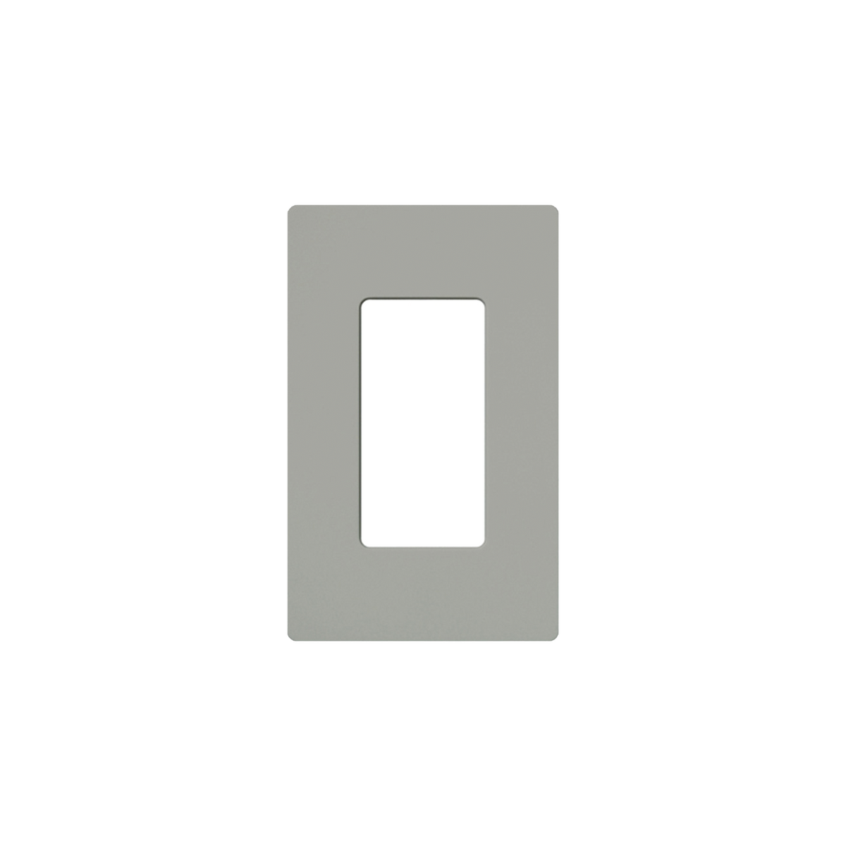 Tapa Color Gris para interruptor o dimmer Lutron, 1 gang, limpio y moderno