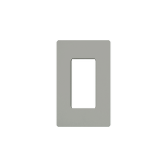 Tapa Color Gris para interruptor o dimmer Lutron, 1 gang, limpio y moderno