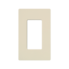 Tapa Color Light Almond para interruptor o dimmer Lutron, 1 gang, limpio y moderno