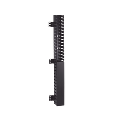 Organizador Vertical IN-Cabinet, Sencillo (Solo Frontal), Para Uso Con Gabinetes Panduit, Montaje Frontal en Riel de Rack, 40 UR, 2.25 in de Ancho, Color Negro