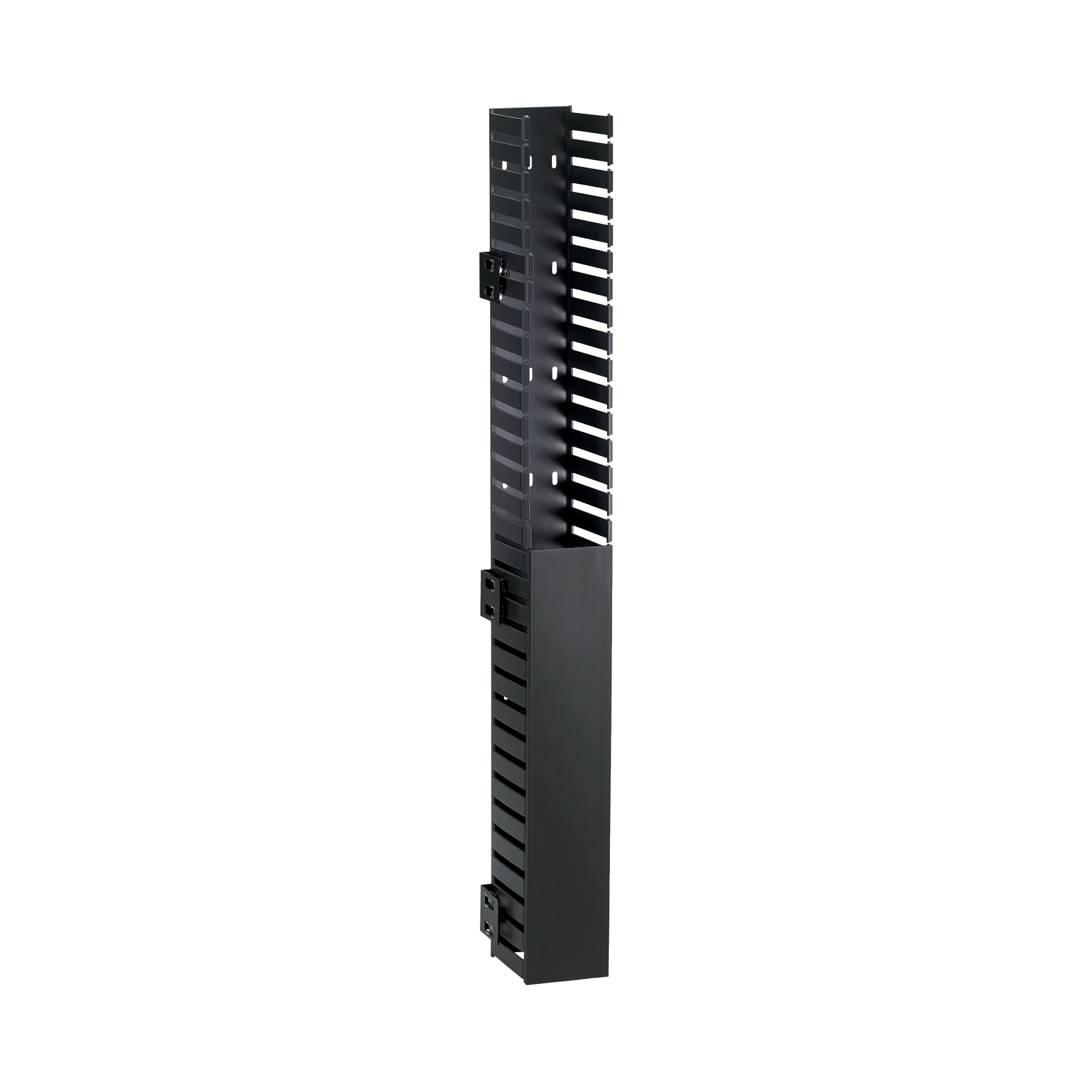 Organizador Vertical IN-Cabinet, Sencillo (Solo Frontal), Para Uso Con Gabinetes Panduit, Montaje Lateral en Riel de Rack, 40 UR, 1.95 in de Ancho, Color Negro