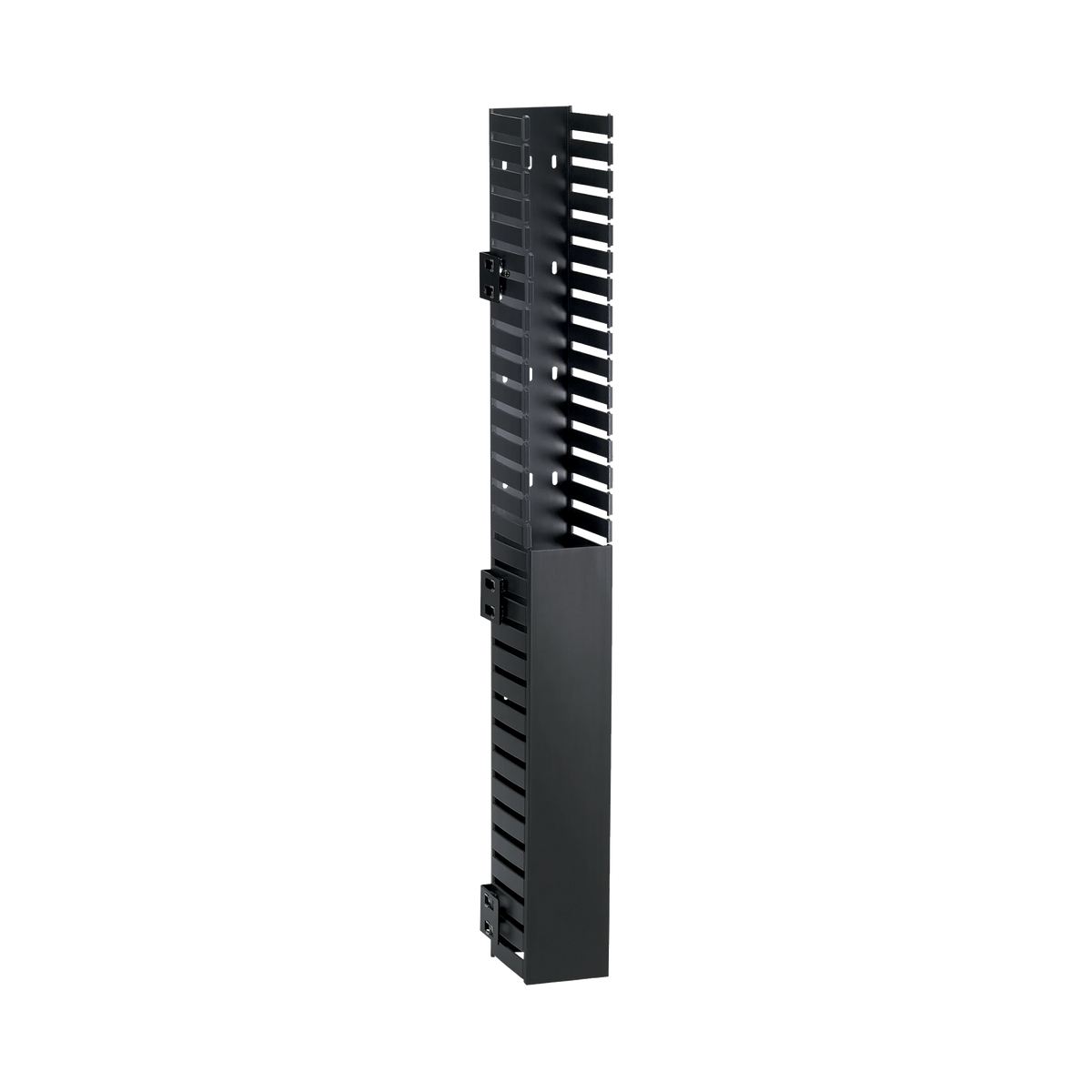 Organizador Vertical IN-Cabinet, Sencillo (Solo Frontal), Para Uso Con Gabinetes Panduit, Montaje Lateral en Riel de Rack, 40 UR, 1.95 in de Ancho, Color Negro