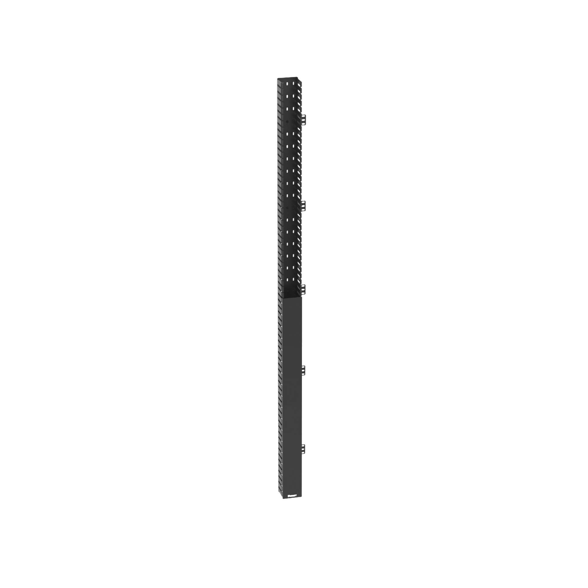 Organizador Vertical IN-Cabinet, Sencillo (Solo Frontal), Para Uso Con Gabinetes Panduit, 40 UR, 4.2 in de Ancho, Color Negro