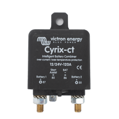 Cyrix-CT 12/24 V 120 A / Combinador Inteligente de Baterías en Vehículos y Embarcaciones