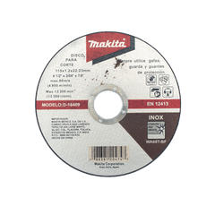Disco de Corte de 7/8" de acero inoxidable, diámetro de 4-1/2"