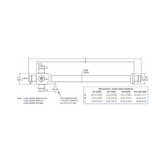 DIVISOR REACTIVO DE 3 VIAS 694-3800MHz 500W -161dBC TIPO N IP67