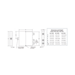 DIVISOR REACTIVO DE 3 VIAS 694-2700MHz 50W TIPO N
