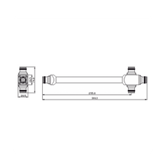 DIVISOR REACTIVO DE 3 VIAS 575-2700MHz 300W -161dBc 4.3-10 IP68