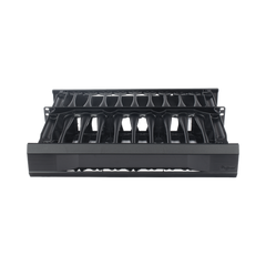 Organizador de Cables Horizontal CableTek, Sencillo (Solo Frontal), Para Rack de 19in, 2UR