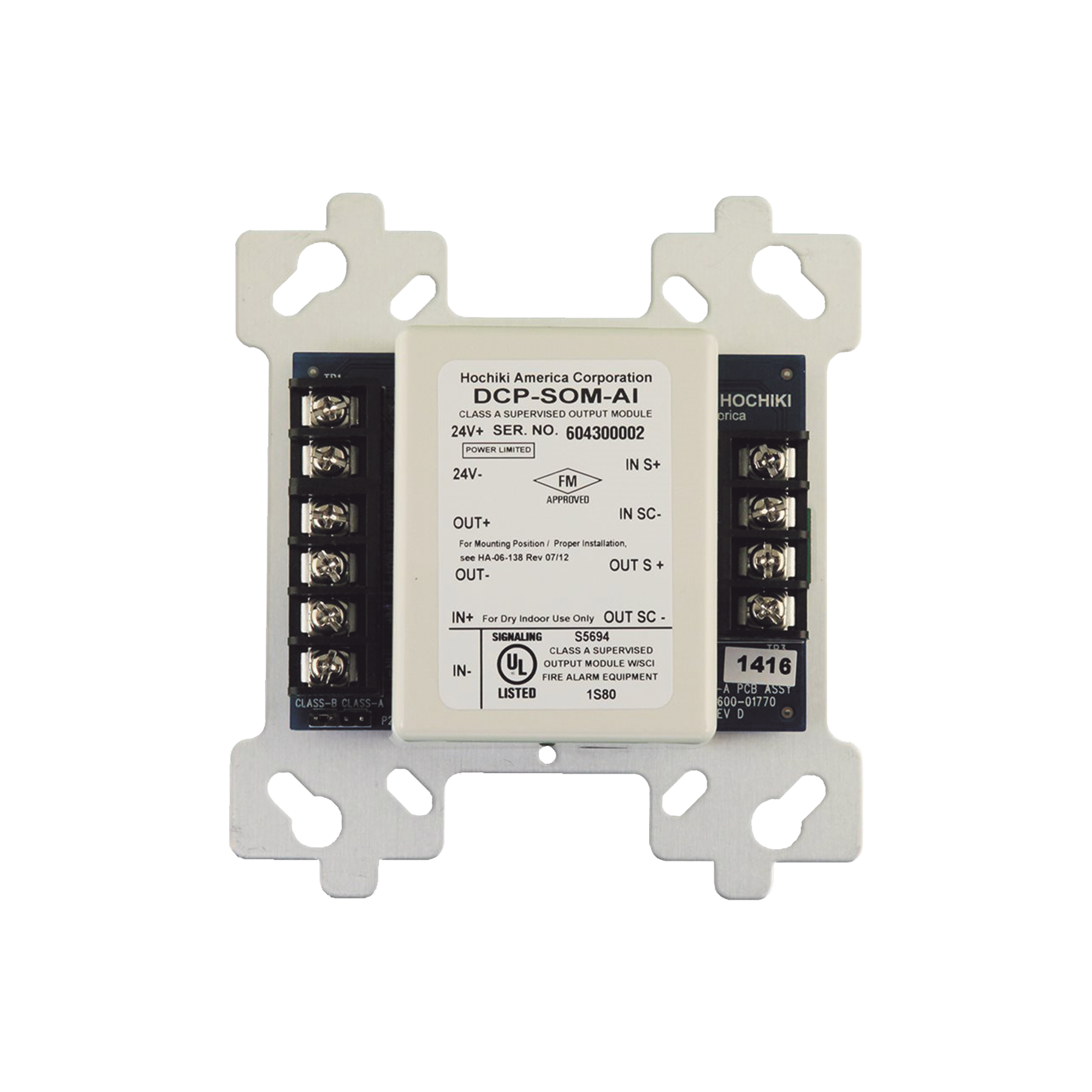 Modulo De Control Direccionable De Salida Supervisada CLASE A & B, Con Aislador De Corto Circuito Integrado (0400-02000)