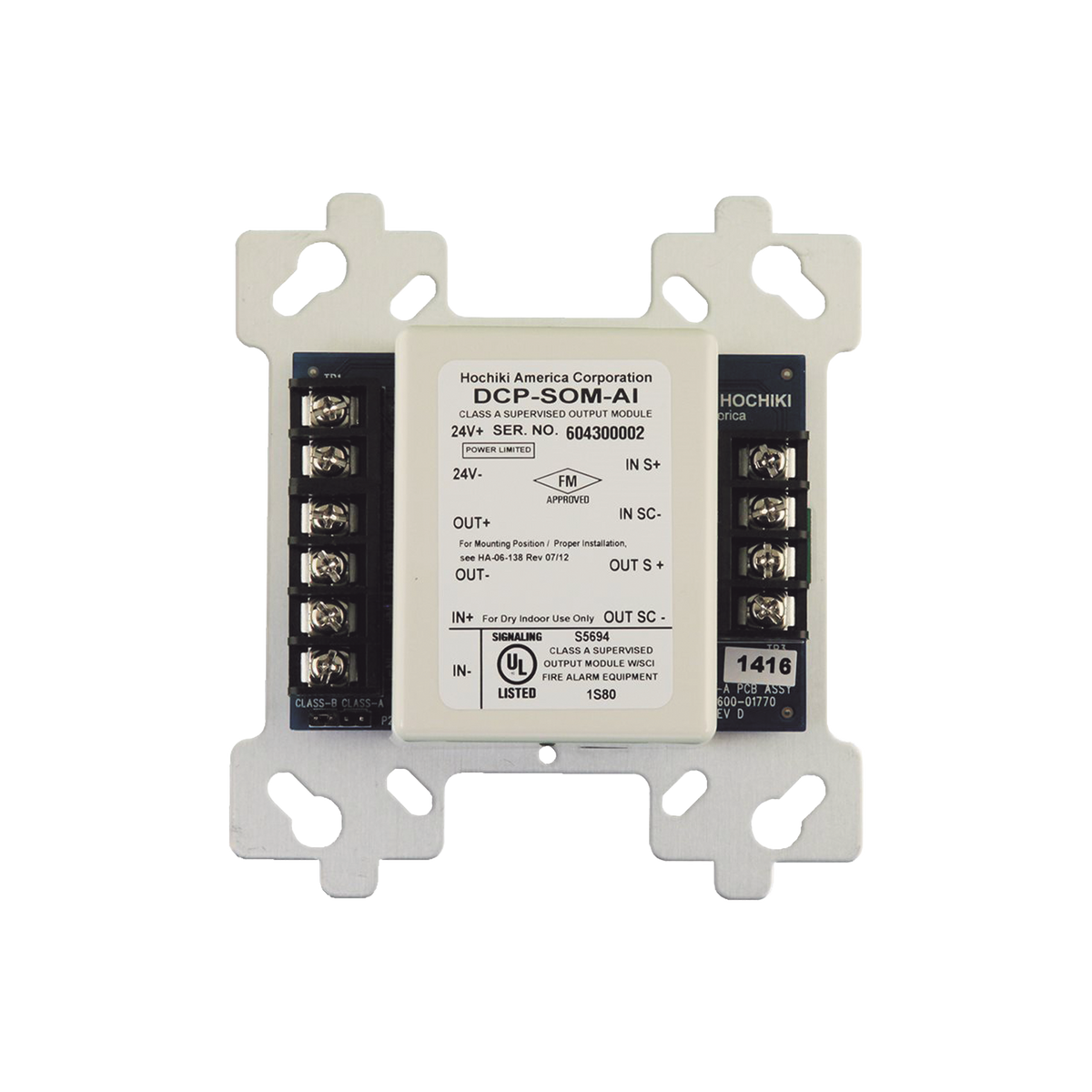 Modulo De Control Direccionable De Salida Supervisada CLASE A & B, Con Aislador De Corto Circuito Integrado (0400-02000)