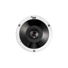 Fisheye 5 Megapíxeles |  Micro SD | Audio De 2 Vías | Entrada y Salida de Alarma | POE | Dia/Noche (ICR) | IR 20 M | WDR | IK10/IP67 | Cumple con NDAA