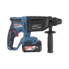 Martillo perforador inalámbrico SDS-PLUS, Incluye 2 Baterías 20V, 4.0 Ah, Cargador y Estuche