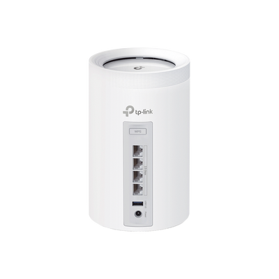 Router Inalámbrico MESH Interior para Hogar / Triple Banda Wi-Fi 7 BE9300 Mbps / 2 Puerto 2.5 Gigabit WAN/LAN / 4 Antenas Internas / Operación Multi-Link MLO / Administración Mediante la App Deco (iOS, Android) / HomeShield