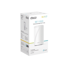 Router Inalámbrico MESH Interior para Hogar / Triple Banda Wi-Fi 7 BE9300 Mbps / 2 Puerto 2.5 Gigabit WAN/LAN / 4 Antenas Internas / Operación Multi-Link MLO / Administración Mediante la App Deco (iOS, Android) / HomeShield