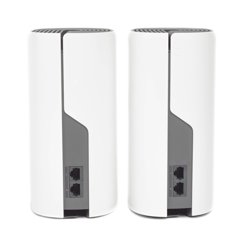 Kit de Router inalámbrico mesh Deco E4 para Hogar / Doble banda AC 1200  / 2 puertos 10/100 Mbps / Compatible con amazon alexa.