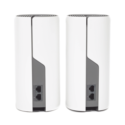 Kit de Router inalámbrico mesh Deco E4 para Hogar / Doble banda AC 1200  / 2 puertos 10/100 Mbps / Compatible con amazon alexa.