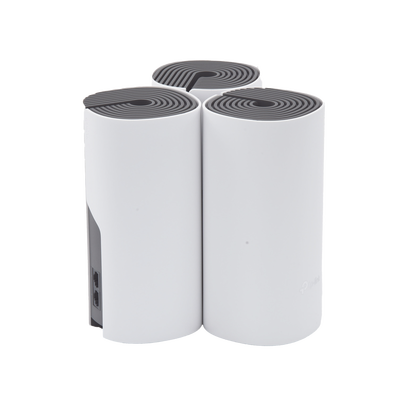 Kit de Router inalámbrico mesh Deco E4 para Hogar / Doble banda AC 1200  / 2 puertos 10/100 Mbps / Compatible con amazon alexa.