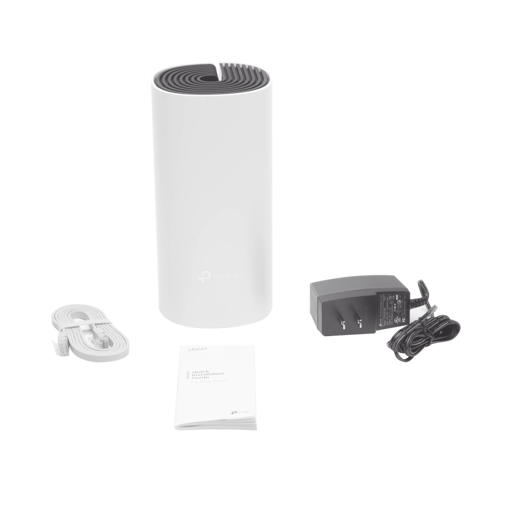 Router Inalámbrico MESH Interior para Hogar / Doble Banda Wi-Fi 5 AC1200 Mbps / 2 Puerto Gigabit WAN/LAN / 2 Antenas Internas / Administración Mediante la App Deco (iOS, Android)