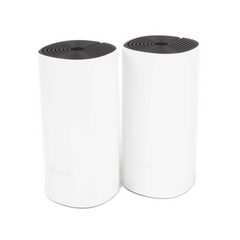KIT 2 Routers Inalámbricos MESH Interior para Hogar / Doble Banda Wi-Fi 5 AC1200 Mbps / 2 Puerto Gigabit WAN/LAN / 2 Antenas Internas / Administración Mediante la App Deco (iOS, Android)