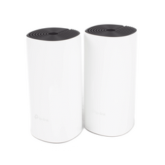 KIT 2 Routers Inalámbricos MESH Interior para Hogar / Doble Banda Wi-Fi 5 AC1200 Mbps / 2 Puerto Gigabit WAN/LAN / 2 Antenas Internas / Administración Mediante la App Deco (iOS, Android)