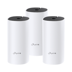 KIT 3 Routers Inalámbricos MESH Interior para Hogar / Doble Banda Wi-Fi 5 AC1200 Mbps / 2 Puerto Gigabit WAN/LAN / 2 Antenas Internas / Administración Mediante la App Deco (iOS, Android)