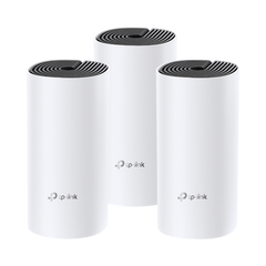 KIT 3 Routers Inalámbricos MESH Interior para Hogar / Doble Banda Wi-Fi 5 AC1200 Mbps / 2 Puerto Gigabit WAN/LAN / 2 Antenas Internas / Administración Mediante la App Deco (iOS, Android)