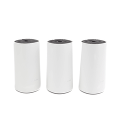 KIT 3 Routers Inalámbricos MESH Interior para Hogar / Doble Banda Wi-Fi 5 AC1200 Mbps / 2 Puerto Gigabit WAN/LAN / 2 Antenas Internas / Administración Mediante la App Deco (iOS, Android)