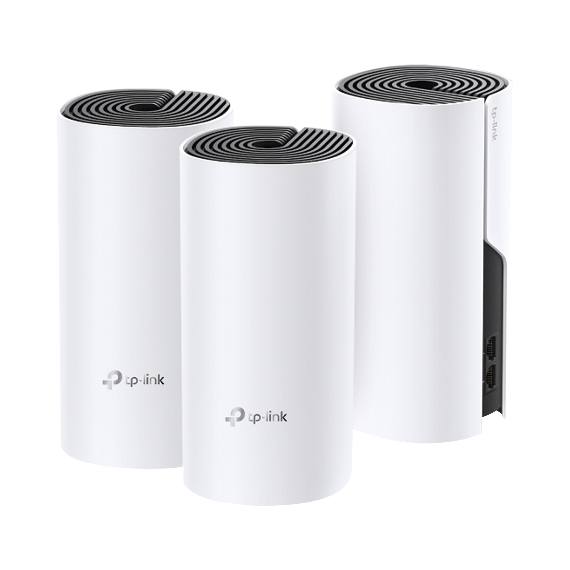 KIT 3 Routers Inalámbricos MESH Interior para Hogar / Doble Banda Wi-Fi 5 AC1200 Mbps / 2 Puerto Gigabit WAN/LAN / 2 Antenas Internas / Administración Mediante la App Deco (iOS, Android)