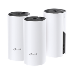 KIT 3 Routers Inalámbricos MESH Interior para Hogar / Doble Banda Wi-Fi 5 AC1200 Mbps / 2 Puerto Gigabit WAN/LAN / 2 Antenas Internas / Administración Mediante la App Deco (iOS, Android)