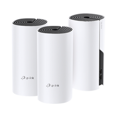 KIT 3 Routers Inalámbricos MESH Interior para Hogar / Doble Banda Wi-Fi 5 AC1200 Mbps / 2 Puerto Gigabit WAN/LAN / 2 Antenas Internas / Administración Mediante la App Deco (iOS, Android)