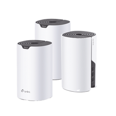 Kit 3 Routers Inalámbricos MESH Interior para Hogar / Doble Banda Wi-Fi 5 AC1900 Mbps / 3 Puerto Gigabit WAN/LAN / 3 Antenas Internas / Administración Mediante la App Deco (iOS, Android)
