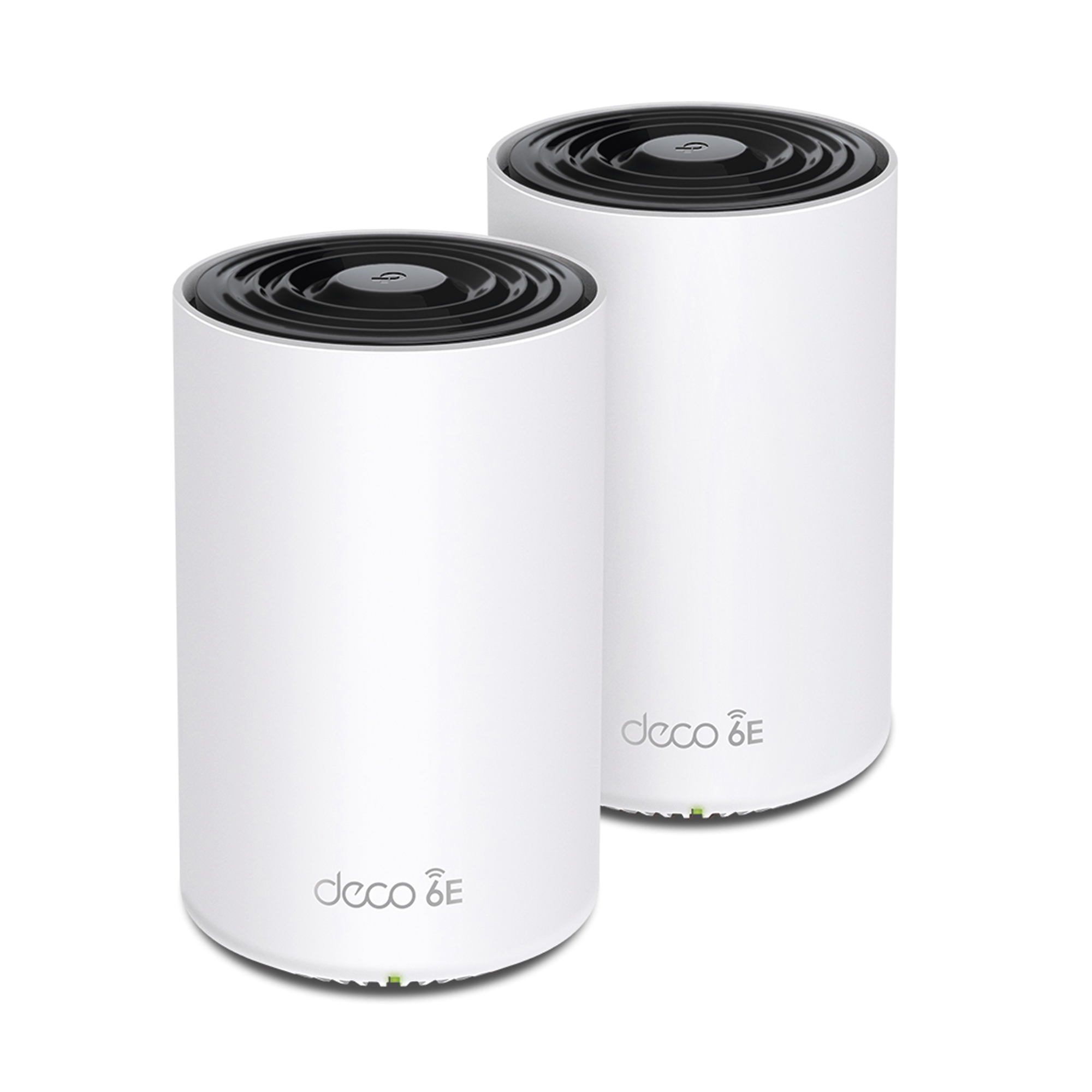 Kit 2 Routers Inalámbricos MESH Interior para Hogar / Doble Banda Wi-Fi 6E AX5400 Mbps / 3 Puerto Gigabit WAN/LAN / 4 Antenas Internas / Administración Mediante la App Deco (iOS, Android) / Protección HomeShield