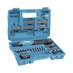 Atornillador Reversible (Broquero 1/4) de 220 RPM con Cargador USB (Incluye 81 Puntas).