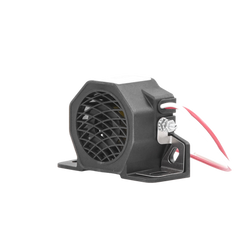 Alarma de reversa y doble tono, 12-24 Vcc, 102 dBA
