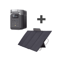 Kit de Estación de Energía Portátil 2048Wh + Panel Solar Flexible 400W