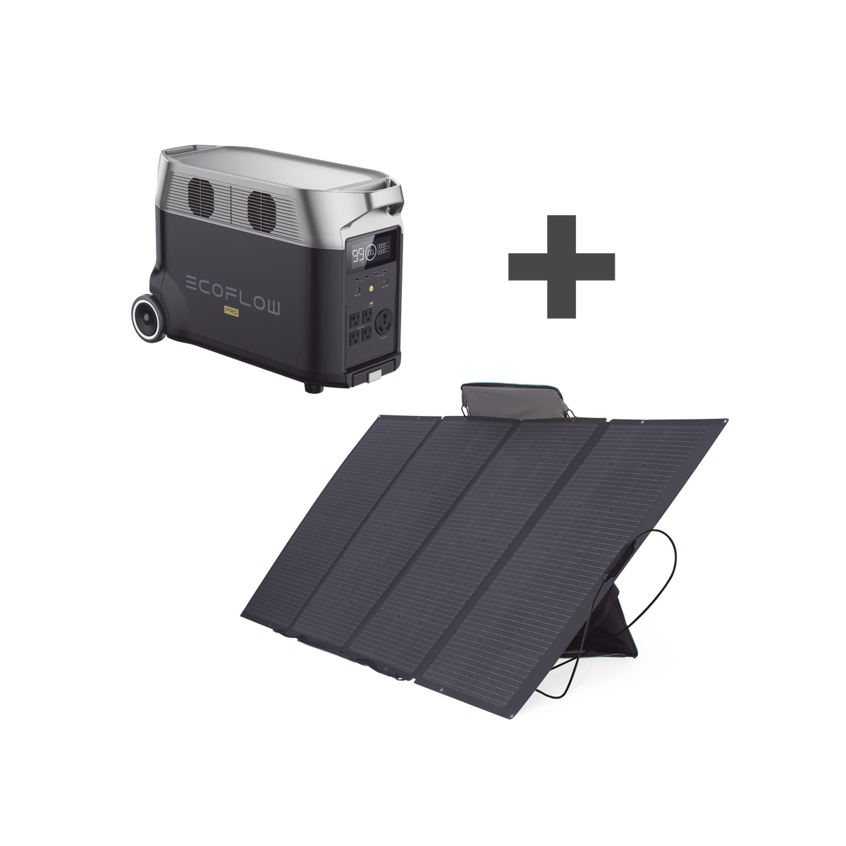 Kit de Estación de Energía Portátil 3600Wh + Panel Solar Flexible 400W