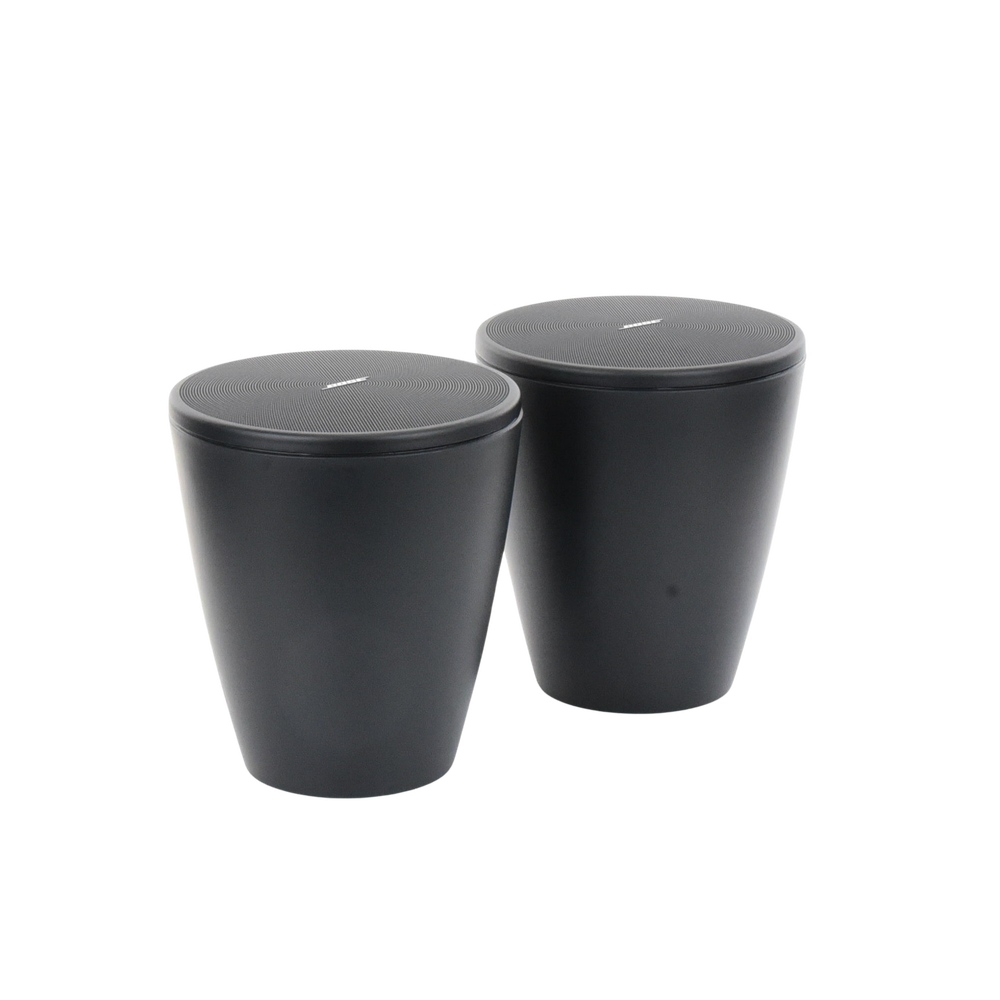Par de Altavoz colgante | DesignMax | 5in | 8ohms | 70/100V | Negro