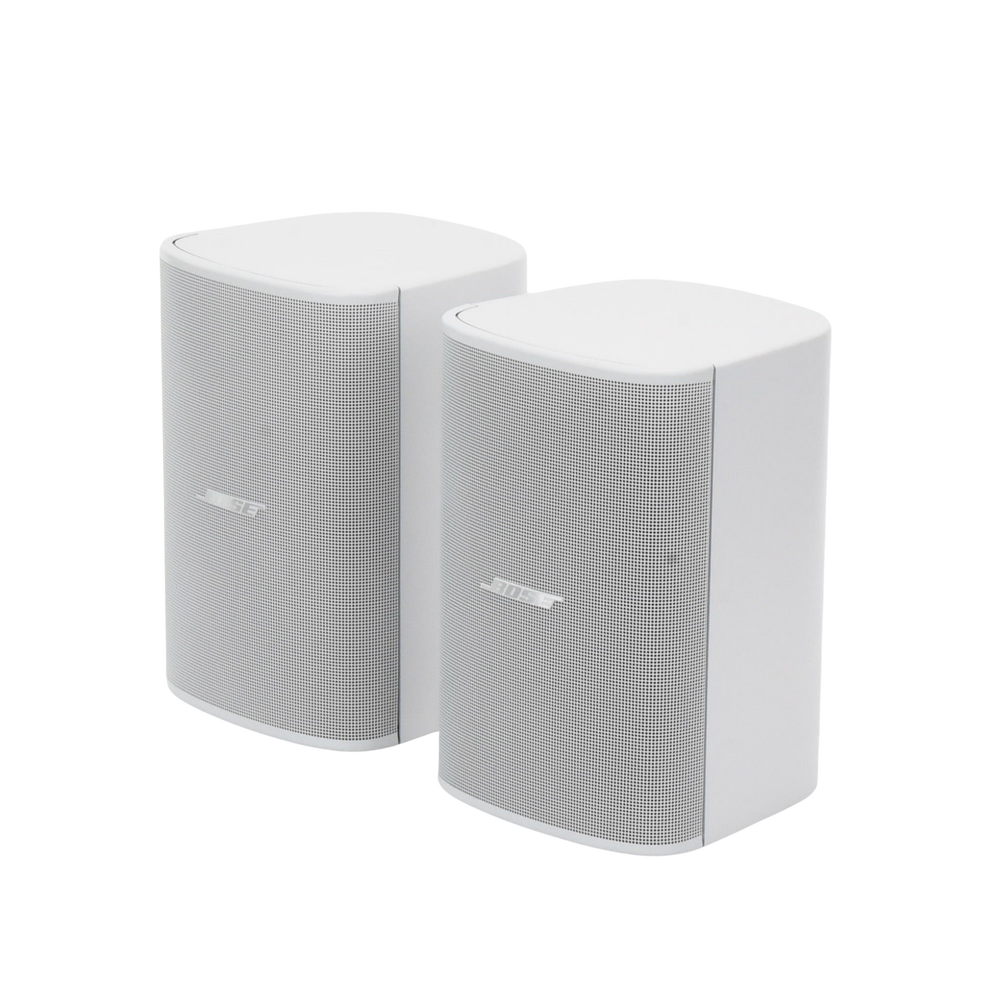 Par de Altavoces de Pared | DesignMax | 5in | 70/100V | 8ohms | Blanco | Exterior