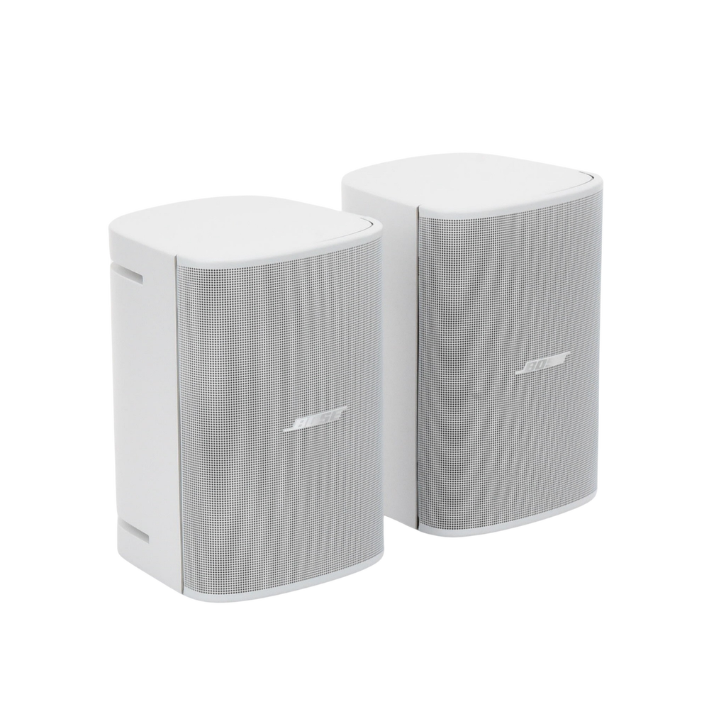Par de Altavoces de Pared | DesignMax | 5in | 70/100V | 8ohms | Blanco | Exterior