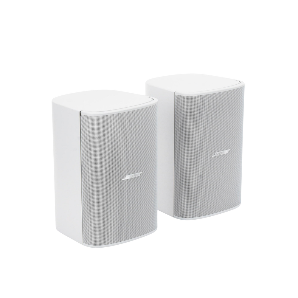 Par de Altavoces de Pared | DesignMax | 6.5in | 8ohms | 70/100V | Blanco | Exterior