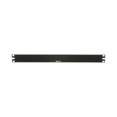 Tapa Ciega Para Rack Estándar de 19in, Plano, de Acero, 1UR, Color Negro